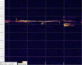 Extended breakup of meteor interesting doppler effects